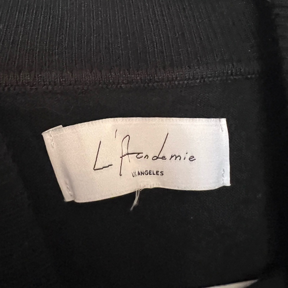 L'Academie The Jen Sweater Dress in Black - Picture 7 of 8